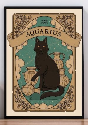Cuadro Gato Acuario