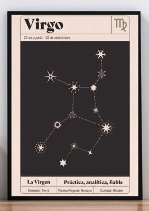 ⁠cuadro constelación virgo