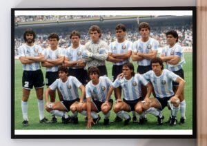 Cuadro Selección Argentina Mundial 1986