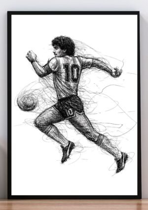 Cuadro Maradona