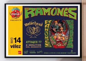 Cuadro Recital Ramones 1994
